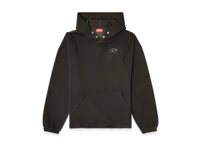 Diesel x Thug Club S-Thug-Hoodie Hoodie With Faded Effect "Black"