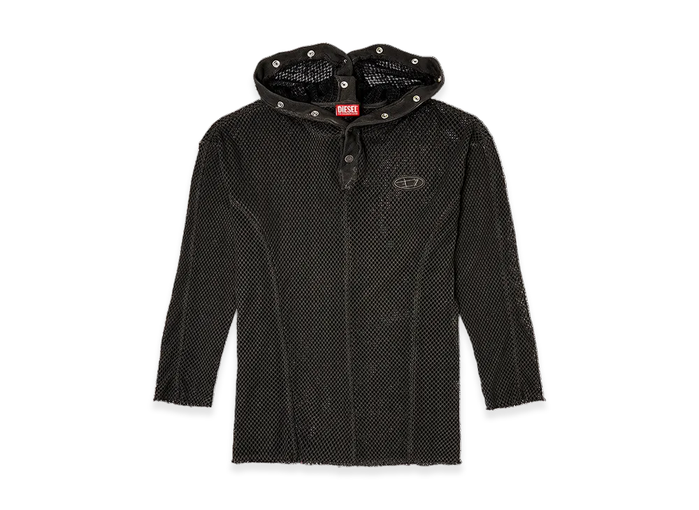 Diesel x Thug Club S-THUG-FISHNET SWEAT-SHIRT "Black"