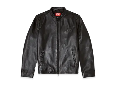 Diesel L-Tad-Wrd Leather Jacket "Black"