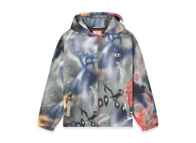 Diesel J-Mirr Hooded Jacket "Blue/Grey"