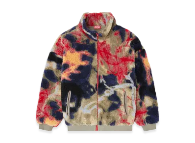 Diesel S-Luke Zip Up Jacket "Beige/Black"