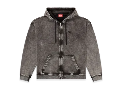 Diesel S-Boxt-Hood-Zip-Den Zip Up Hoodie "Grey"