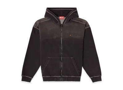 Diesel S-Blaxto-Hood-Zip Up Hoodie "Grey"