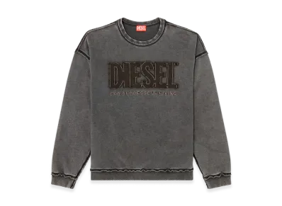Diesel S-Boxt-Raw-V1 Pullover Sweatshirt "Dark Grey"