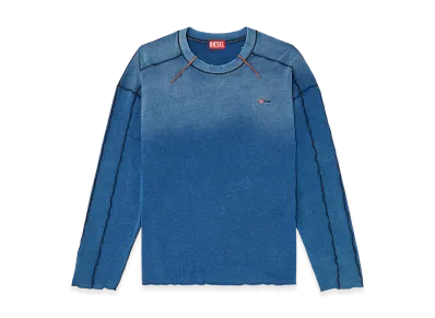 Diesel T-Craoxt-Ls Long Sleeve T-Shirt "Blue"