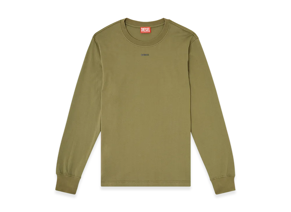 Diesel T-Adjust-Ls-V1 Long Sleeve T-Shirt "Military Green"