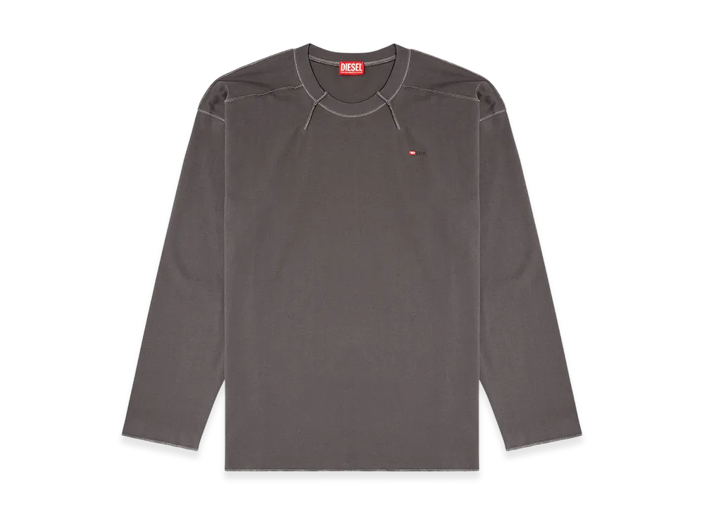 Diesel T-Crahor-Boxt-Ls-T1 Long Sleeve T-Shirt "Grey"