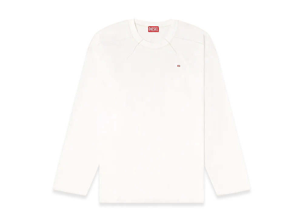 Diesel T-Crahor-Boxt-Ls-T1 Long Sleeve T-Shirt "White"