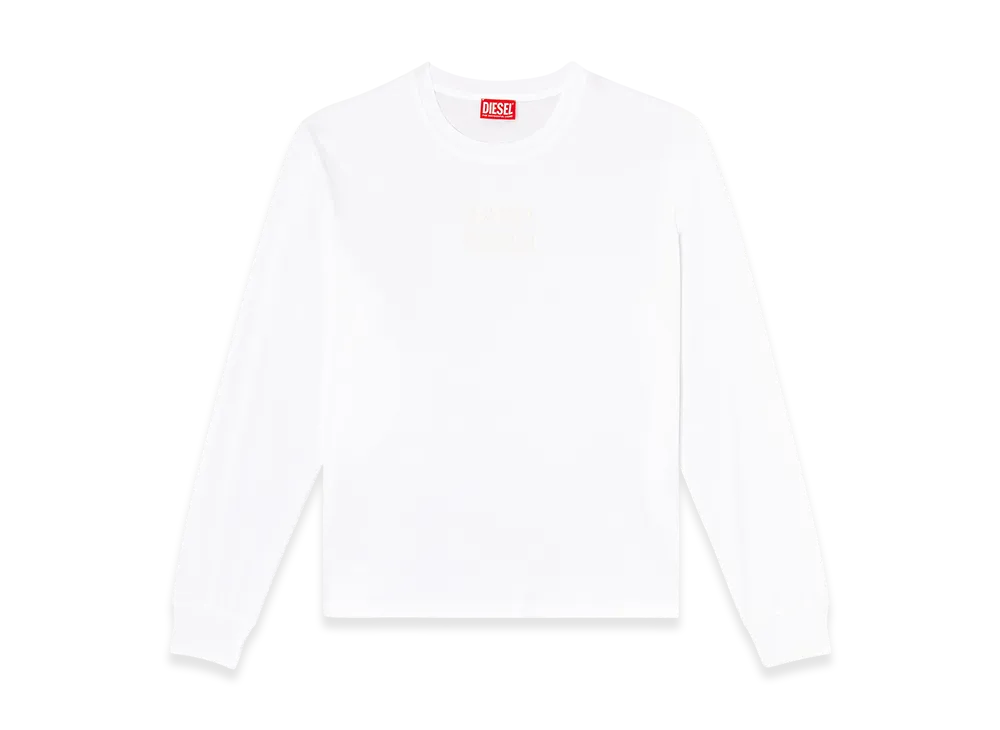Diesel T-Madjust-Ls-T1 Long Sleeve T-Shirt "White"