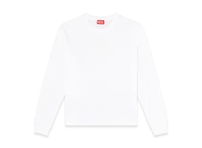 Diesel T-Madjust-Ls-T1 Long Sleeve T-Shirt "White"