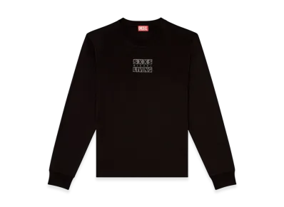 Diesel T-Madjust-Ls-T1 Long Sleeve T-Shirt "Black"
