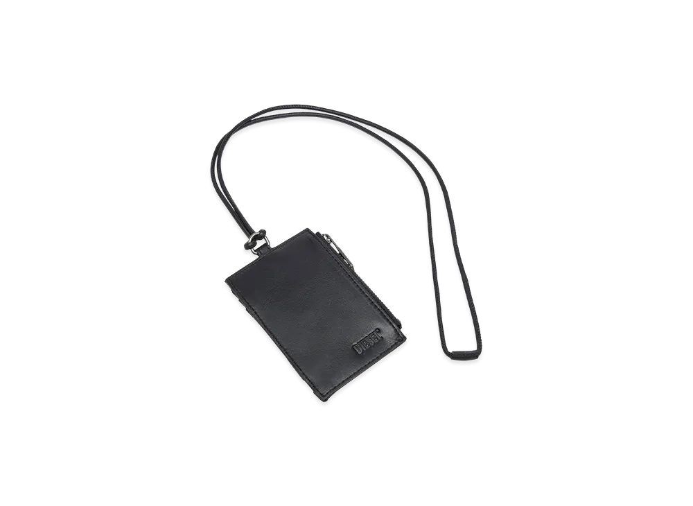 Diesel Multi-Pkts Badge Holder Card Case "Black"