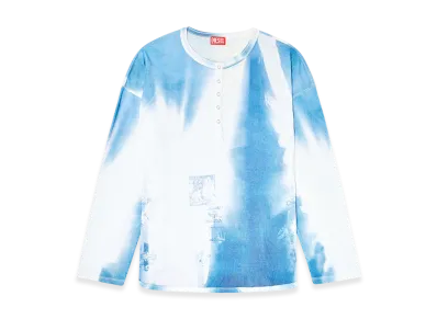 Diesel T-Allan Long Sleeve Top "Blue/White"