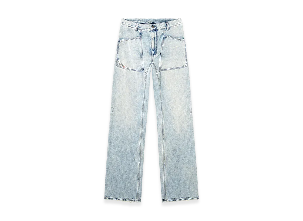 Diesel Relaxed Jeans D-Zeta 09l60 "Light Blue"