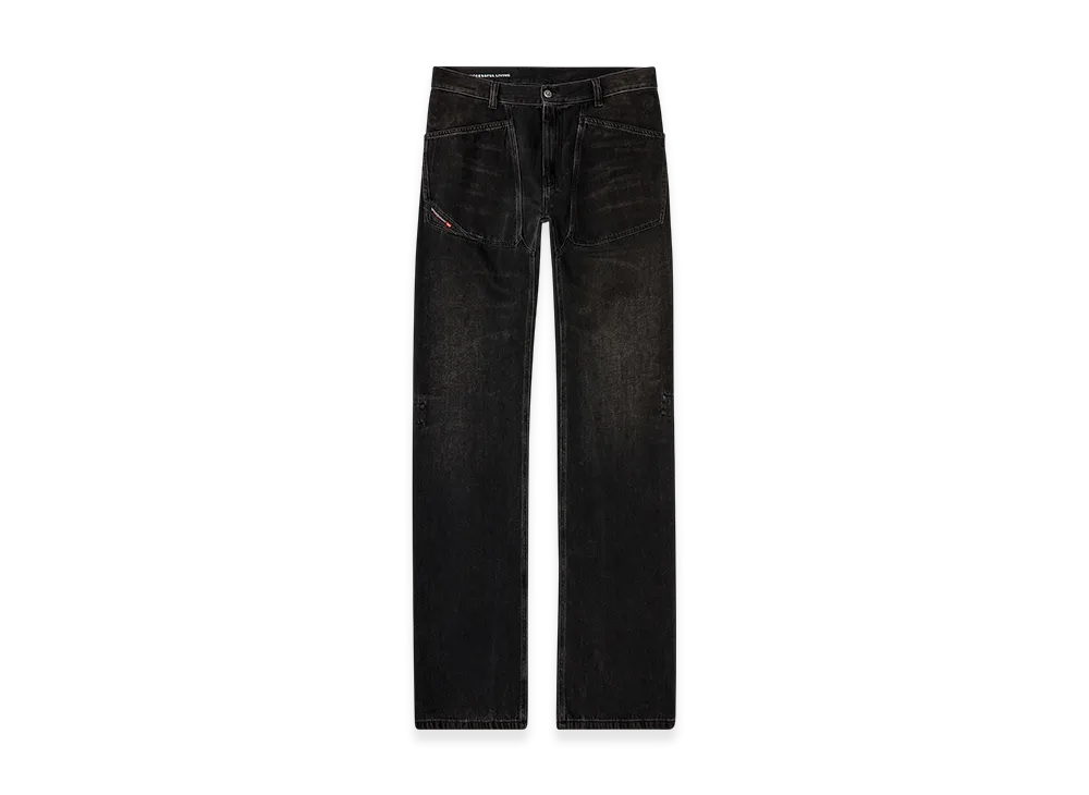 Diesel Relaxed Jeans D-Zeta 09j96 "Black/Dark Grey"