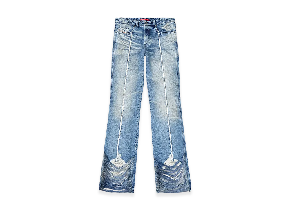 Diesel Bootcut Jeans 1998 D-Buck 0cmbm "Medium Blue"