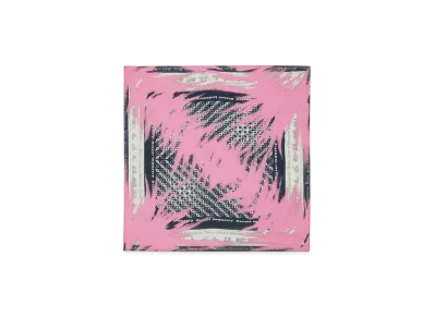 Diesel S-Nina Scarf with denim division bandana print "Pink/Blue"