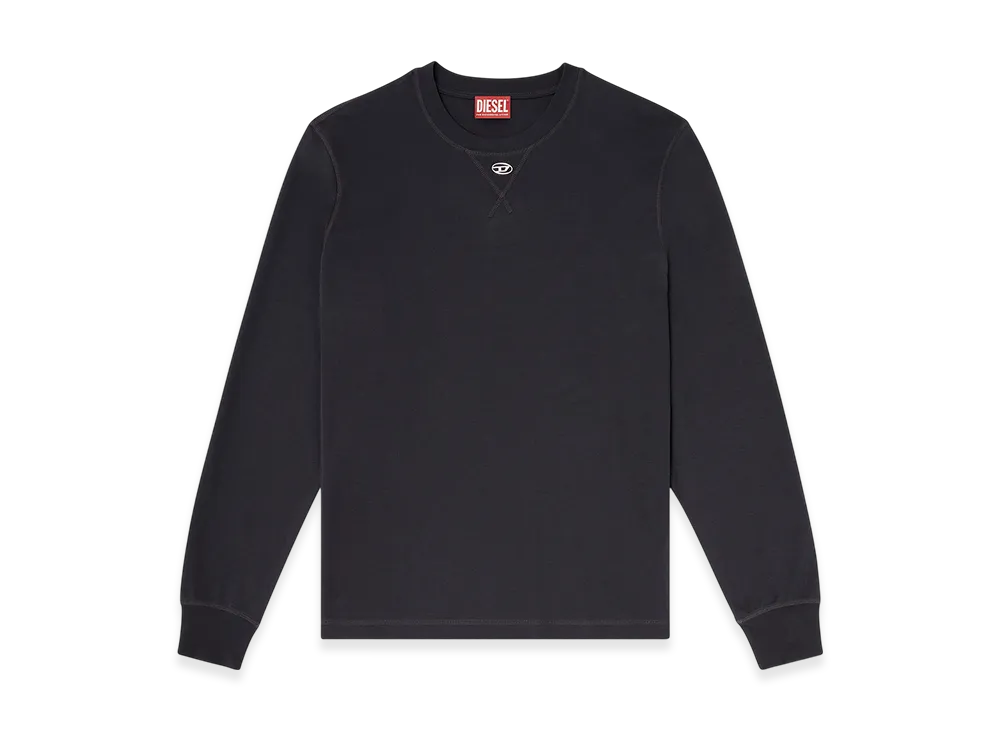 Diesel T-Madjust-Ls-Tr Long Sleeve T-Shirt "Dark Grey"