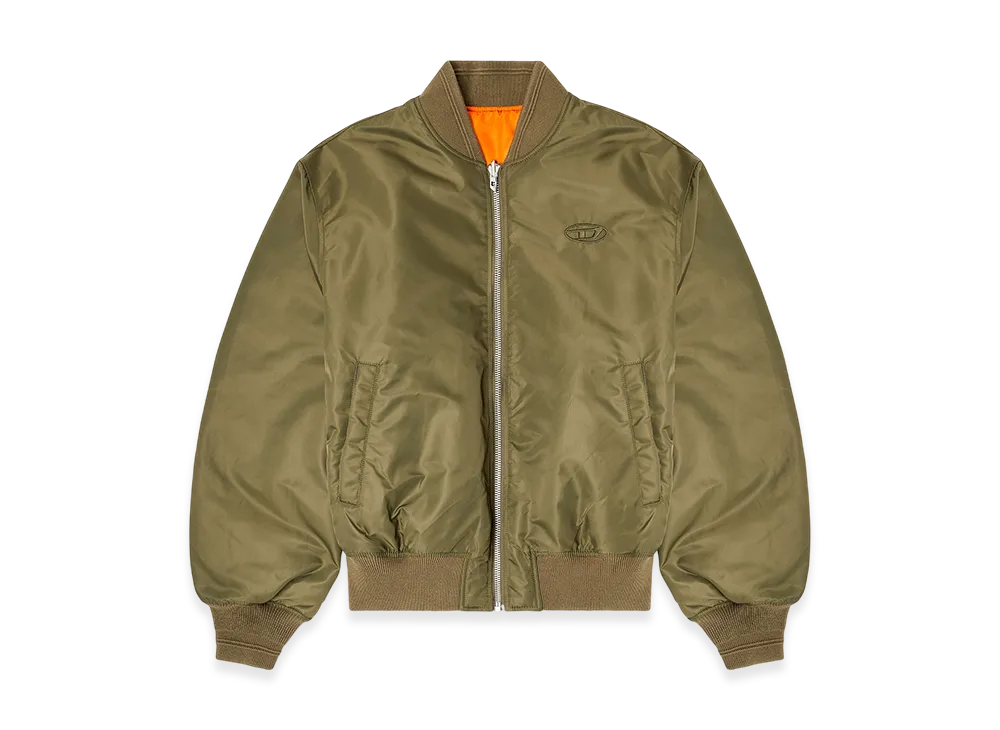 Diesel W-Type-D1 Bomber Jacket "Green/Orange"