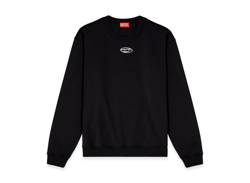 Diesel S-Norm-Iod Pullover Sweatshirt "Black"