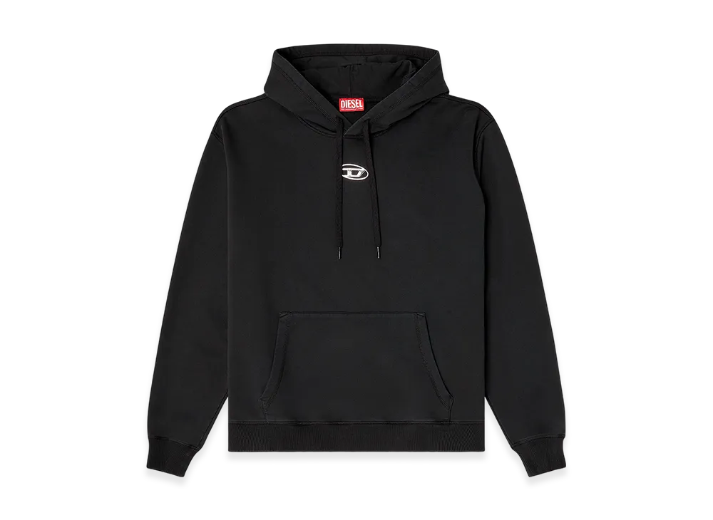 Diesel S-Norm-Hood-Iod Pullover Hoodie "Black"