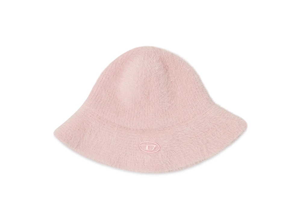 Diesel K-Solange Knit Cap "Pink/White"