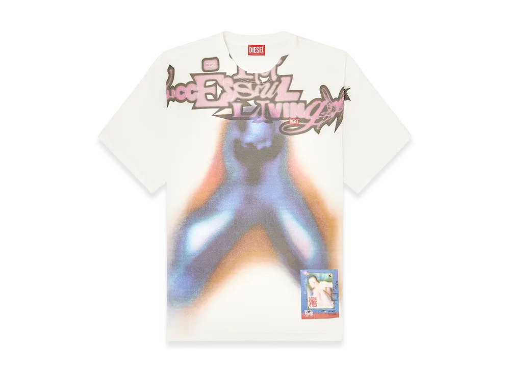 Diesel T-Boxt-V13 T-Shirt "Blue/Orange"