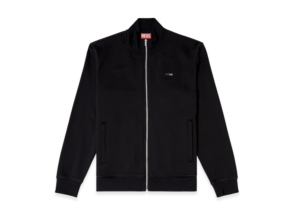 Diesel S-Lock-Met Zip Up Sweatshirt "Black"