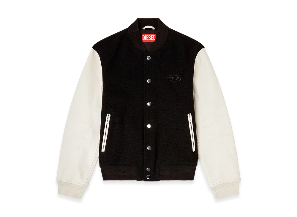 Diesel L-Arry-Wrd Blouson "Black/White"
