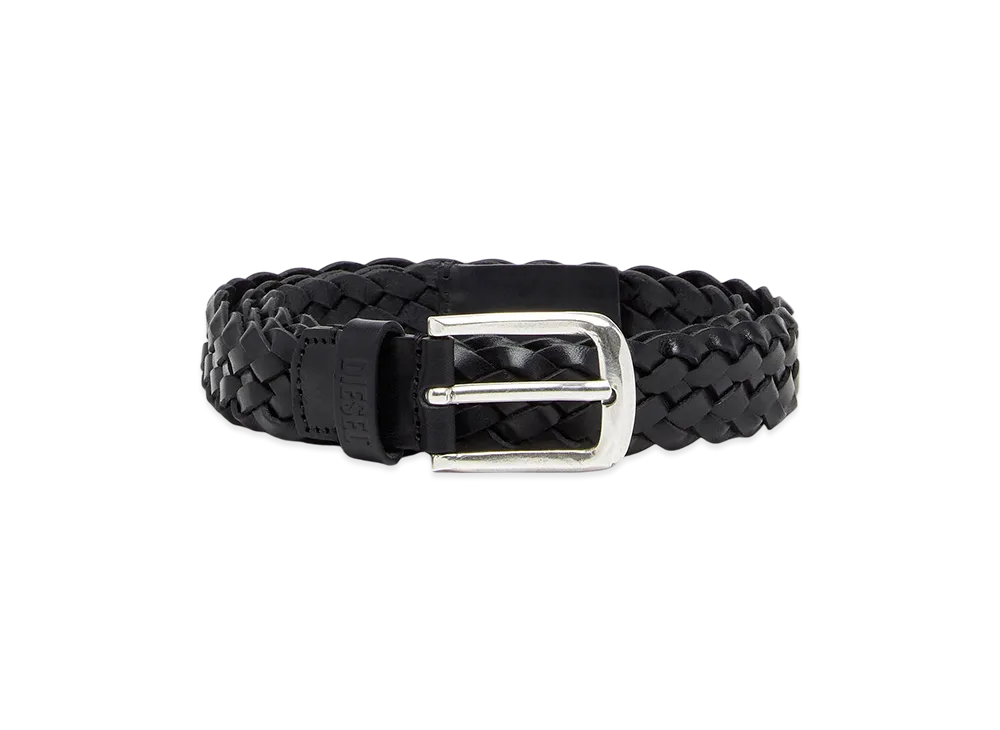 Diesel B-Flag-D Braided Mesh Belt "Black"
