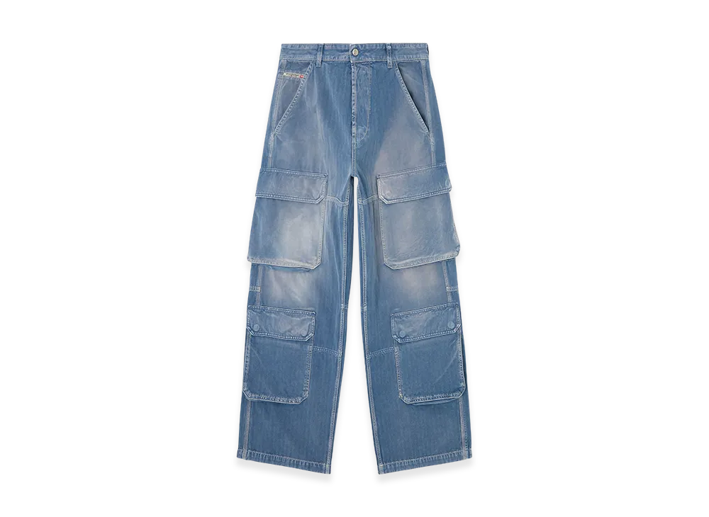 Diesel Relaxed Jeans D-Touch 09m93 "Medium Blue"