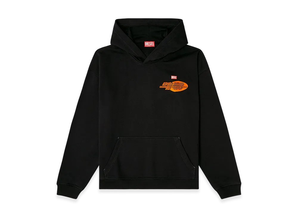 Diesel S-Boxt-Hood-T5 Pullover Hoodie "Black"