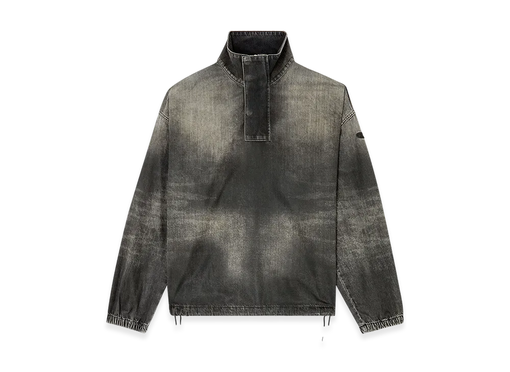 Diesel D-Flow-S3 Denim top with mock neck "Black"