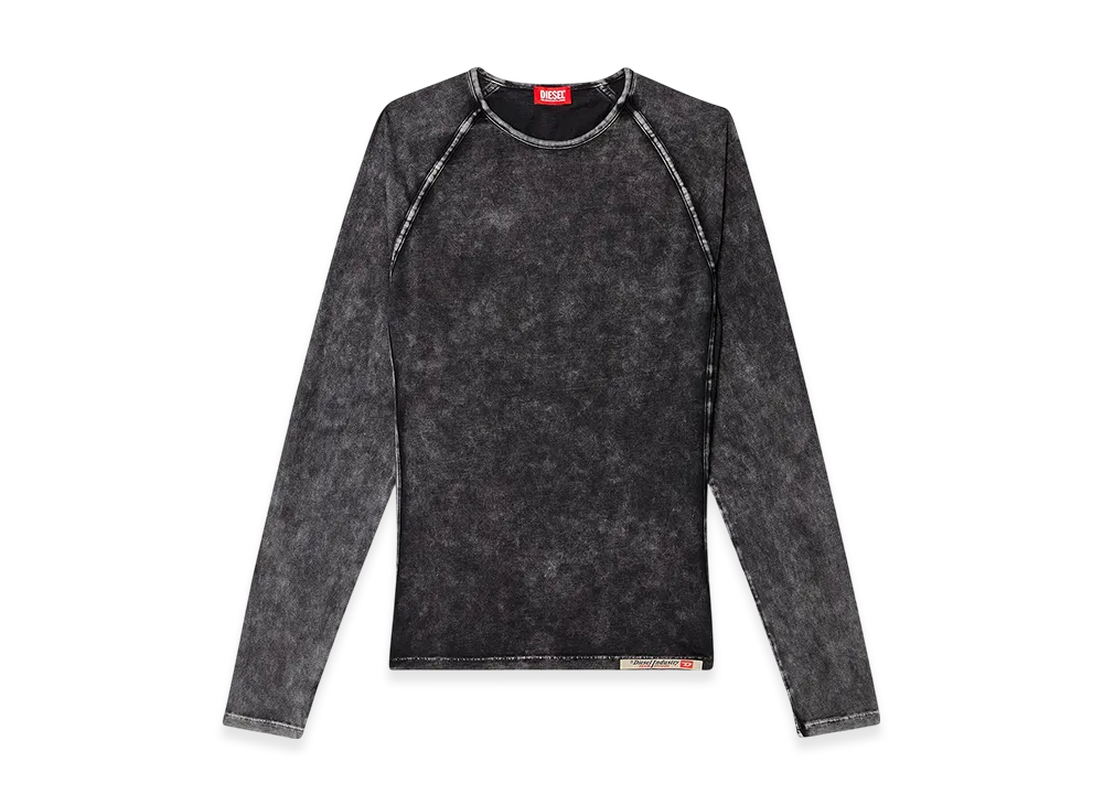 Diesel Efrem-Dnm Long Sleeve T-Shirt "Black"