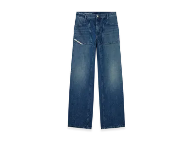 Diesel Relaxed Jeans D-Zeta 0dbds "Dark Blue"