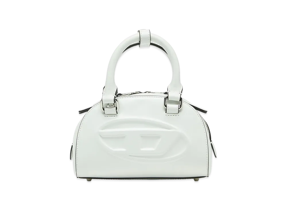 Diesel 1dr Dome Crossbody Bag "White"