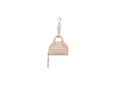 Diesel 1dr Dome Bag Charm "Pink/White"
