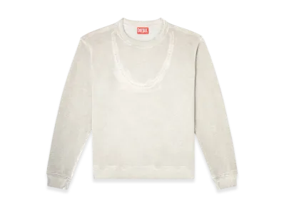 Diesel F-Normy-S2 Pullover Sweatshirt "Light Grey"