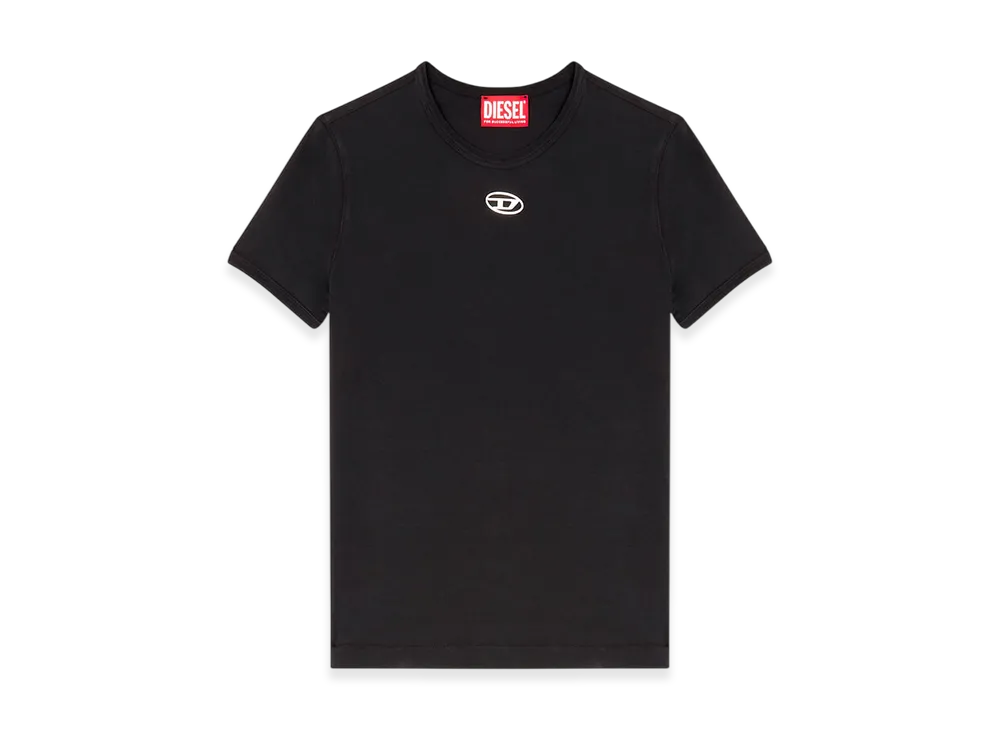 Diesel T-Uncutieslong-Od Short Sleeve Top "Black"