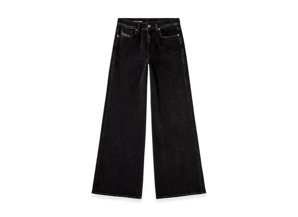 Diesel Flare Jeans 1978 D-Akemi 09n89 "Black/Dark Grey"