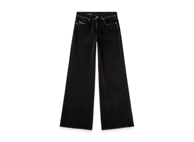 Diesel Flare Jeans 1978 D-Akemi 09n89 "Black/Dark Grey"