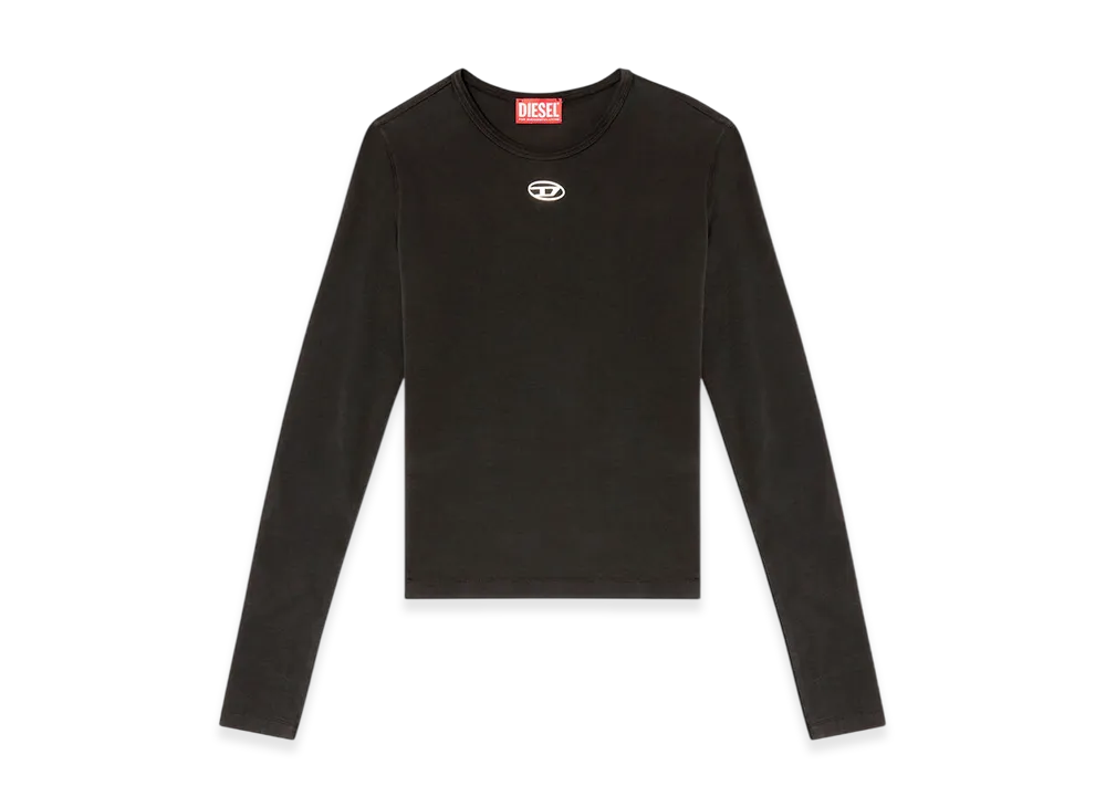 Diesel T-Uncutieslong-Ls-Od Long Sleeve Top "Black"