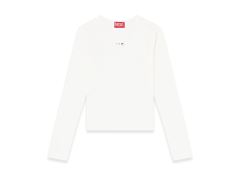 Diesel T-Uncutieslong-Ls-Od Long Sleeve Top "White"