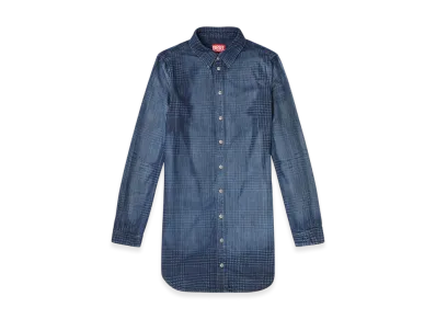 Diesel De-Eazy Dress-S Denim Shirt Dress "Blue"