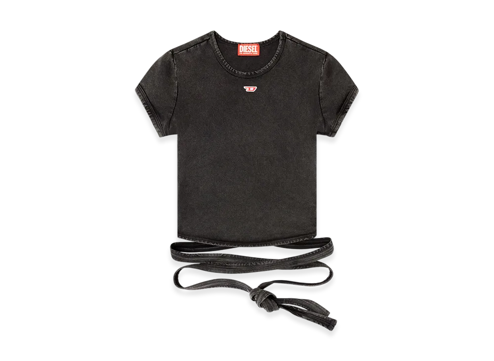 Diesel T-Bunny-Tail-R1 Short Sleeve Top "Black"
