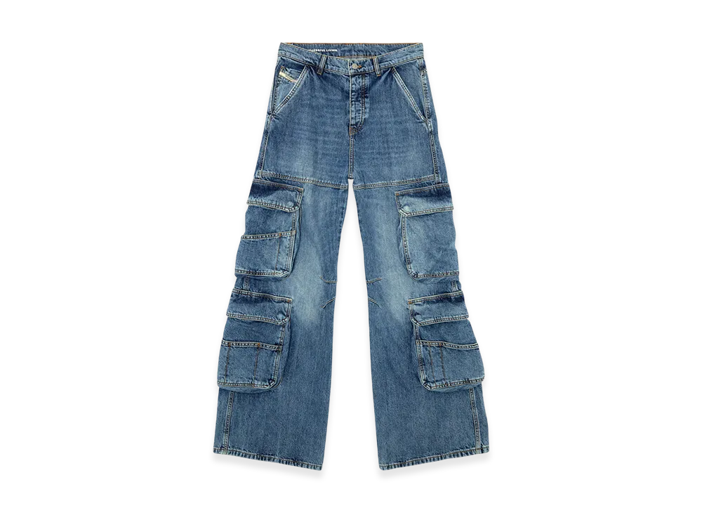 Diesel Relaxed Jeans 1996 D-Sire 0nlax "Medium Blue"