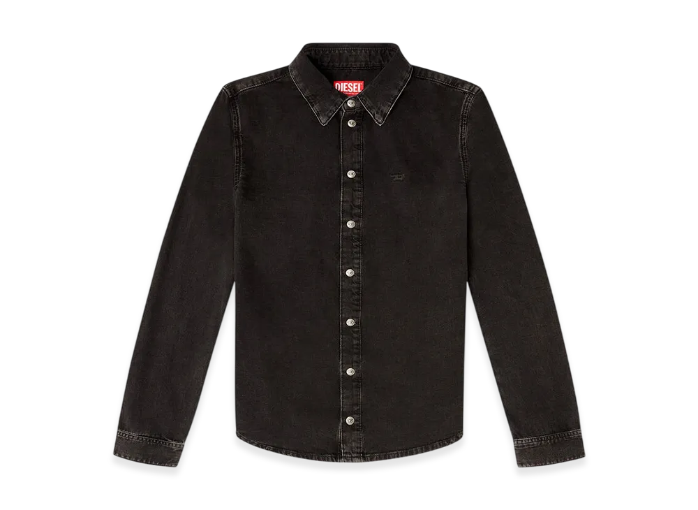 Diesel De-Eazy Denim Shirt With Contrasting Stitching "Black"