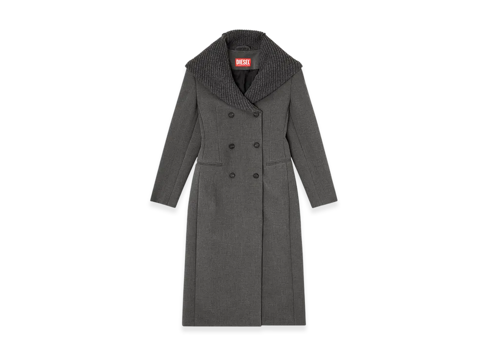 Diesel G-Olden-Long Coat "Grey"