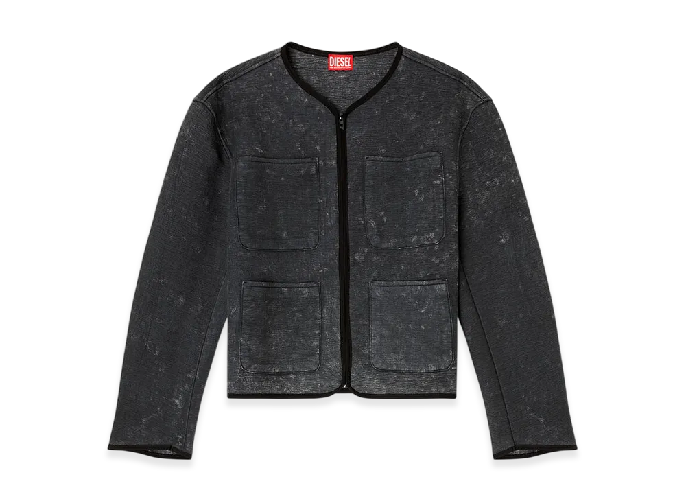 Diesel G-Tes Zip-Up Jacket "Dark Grey"