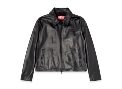 Diesel L-Amar-Fem-S2 Leather Jacket "Black"